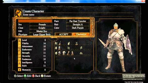 mugen_monkey|Beginners Guide to Dark Souls Character Creation with .